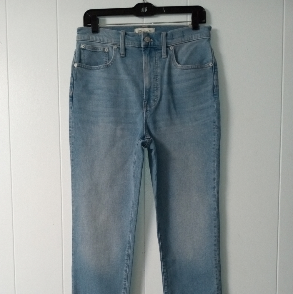 MADEWELL SIZE 26 The Perfect Vintage Jean in Ellicott Wash Raw Bottom NA918